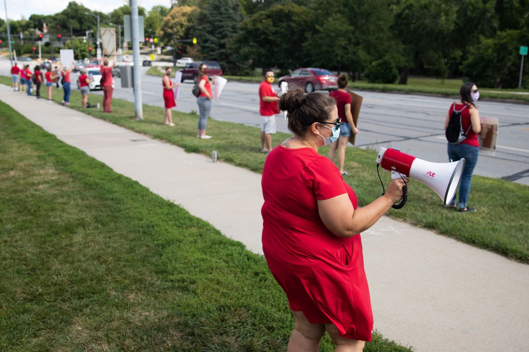 Educators Mask Mandate Protest